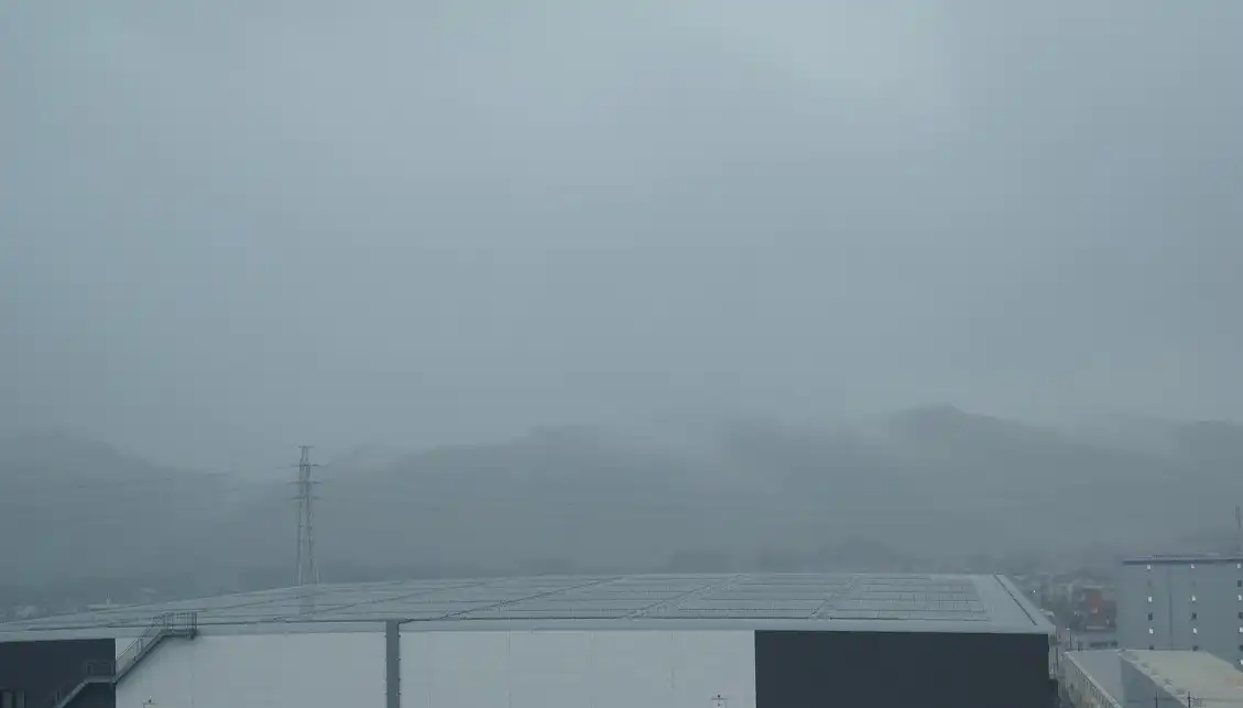 任務中も雨です