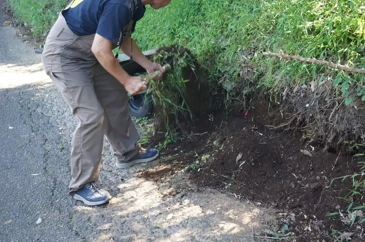 恒例の土取作業