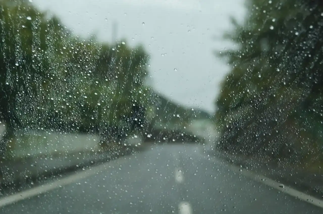 雨でもるんるん